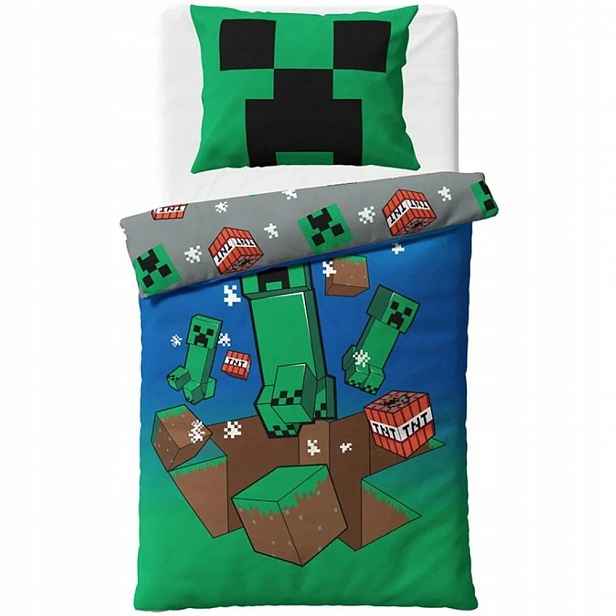 Povlečení bavlněné Minecraft 140 x 200 cm Originální