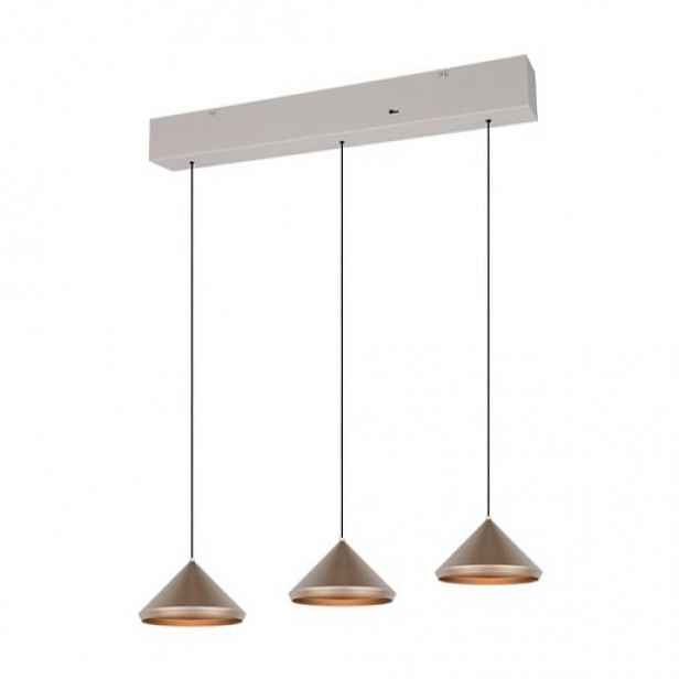 Trio LAGUNA led závěsné osvětlení hnědá kov 336210365 TR336210365