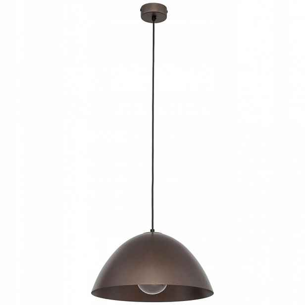 Závěsná lampa Faro hnědá 1xE27 34 cm Rustikální Do Jídelny Kuchyně IP20