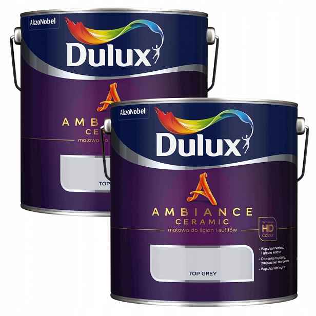 Set Dulux 2x2,5L Ambiance Ceramic Barva Keramická Top Grey 5L