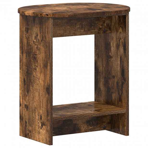 vidaXL Boční stůl Kouřový dub 50 x 39,5 x 55 cm Kompozitní dřevo