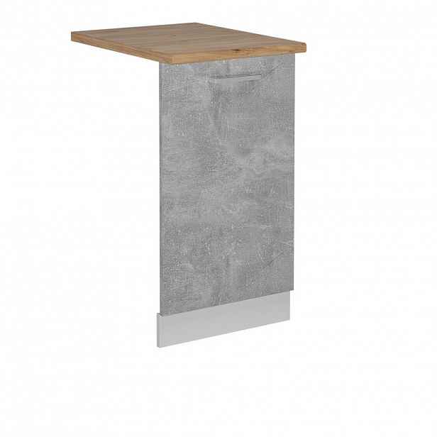 Vicco PŘEDNÍ PANEL R-Line Beton 45 cm , PD Dub