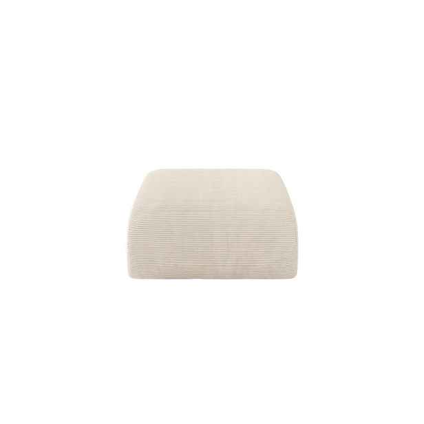 ALTDECOR MODULÁRNÍ TABURET MIRA-PUF 91x89x40 cm, béžový, manšestr