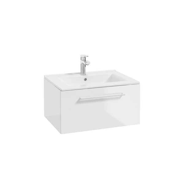 ArtDef Skříňka pod umyvadlo FERATA D60 1S/45 | bílá 60 cm