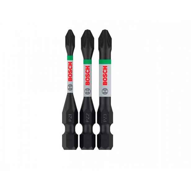 Bosch - 3dílná sada prodloužených bitů PZ, délka 55 mm 2608521U57