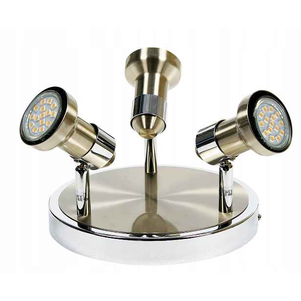 Chromové stropní svítidlo 3X50W GU10 Arkon Candellux