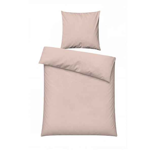 Starorůžové povlečení na jednolůžko 200x140 cm Plain  – Mijolnir