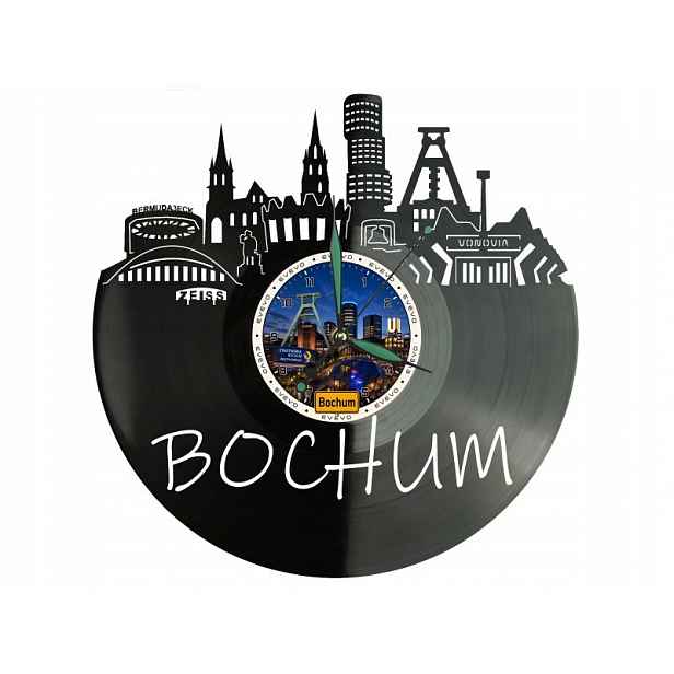 Bochum Město Německo Nápad na Dárek Nástěnná Dekorace z vinylové desky