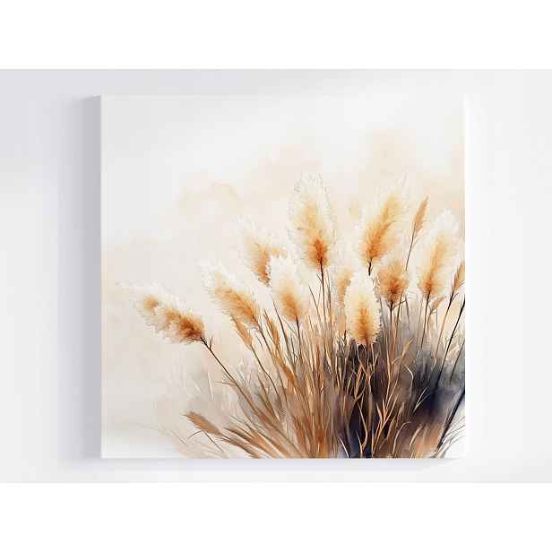Obraz Na Plátně Canvas Příroda Tráva Pampasová Třtina Boho 50x50