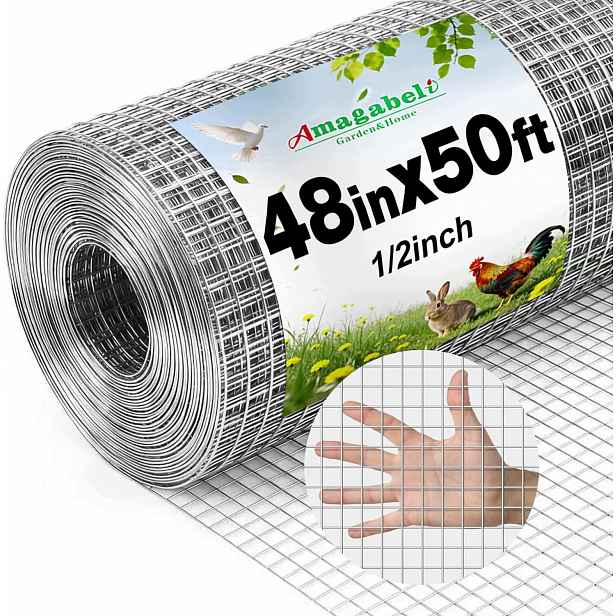 Plotové sítě Galvanizované drátěné sítě 122 x 15 m Očka 12 mm 19 g