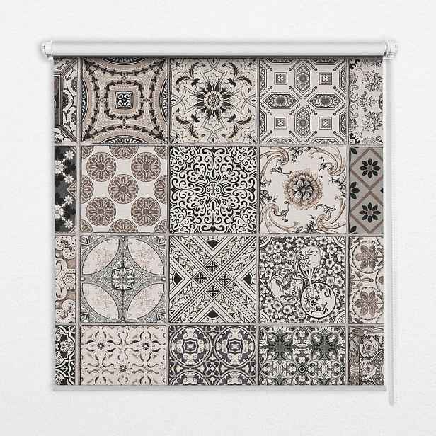TULUP VNITŘNÍ roleta - okenní roleta - roleta - 60x140 cm - Portugalské vzory