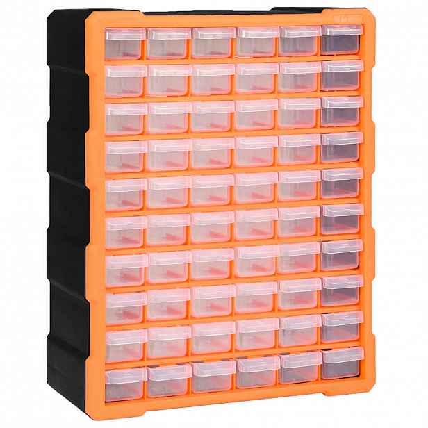 vidaXL Organizér se 60 zásuvkami 38 x 16 x 47,5 cm