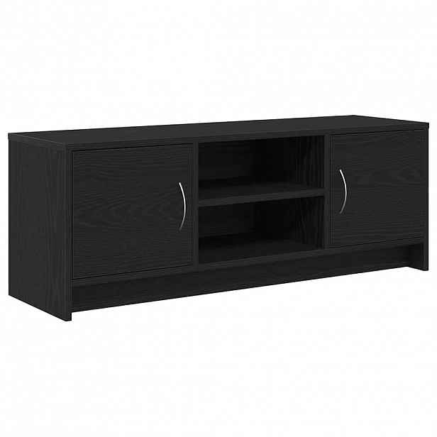 vidaXL TV stolek černý dub 102 x 30 x 37,5 cm, dřevo
