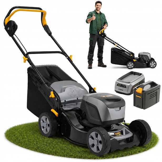 Akumulátorová sekačka Alpina AL5 4148 Li Kit 41 cm 60 l 48 V 4 Ah Nabíječka