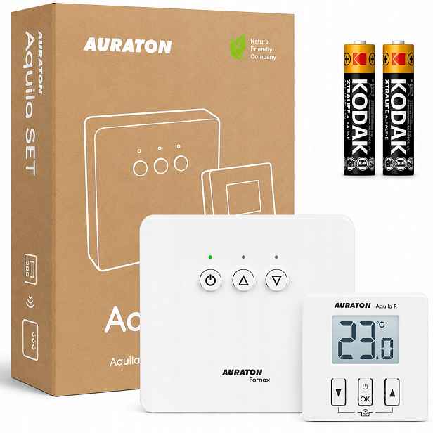 Bezdrátový Regulátor Teploty Pokojový Termostat Auraton