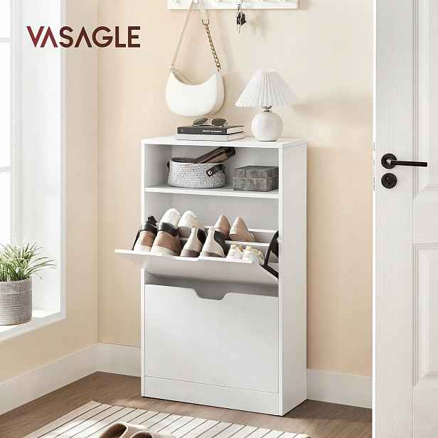 Botník Vasagle 60 x 102 x 24 cm bílý