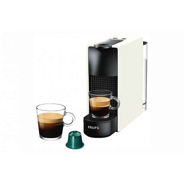 Kapslový kávovar Krups Nespresso Essenza Mini XN110110 bílý