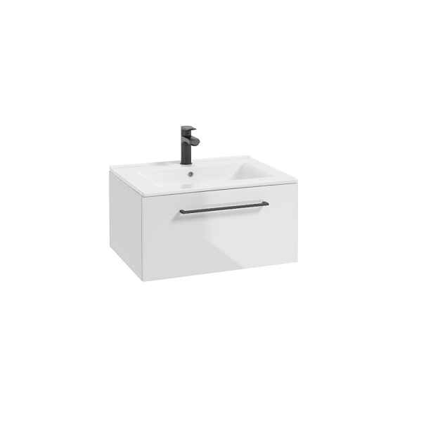 ArtDef Skříňka pod umyvadlo FERATA D80 1S/45 | bílá 80 cm
