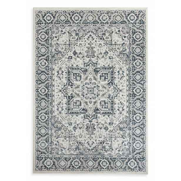 Koberec 200x290 Elora Ornament krémový designový modrý