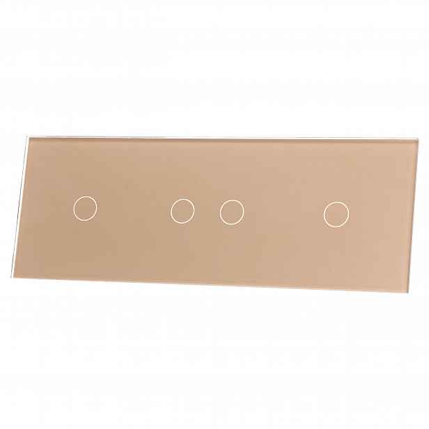 Skleněný Panel 1+2+1 (3 Plechovky) – Šampaňské Livolo