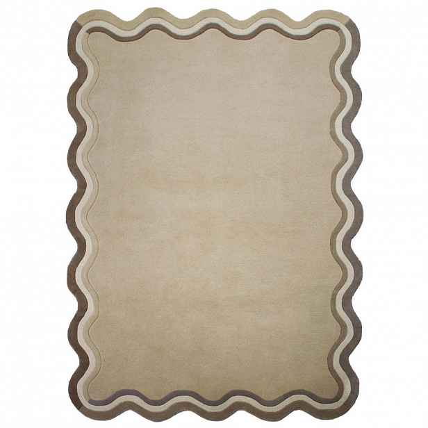 Flair Rugs VLNĚNÝ KOBEREC, 120/170 cm přírodní barvy
