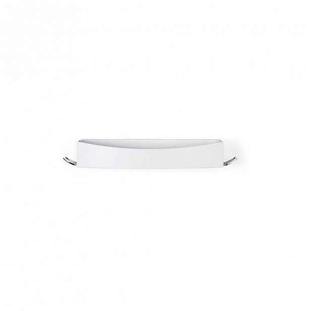Bílá nástěnná samodržící polička Compactor Clever Flip Shower Shelf