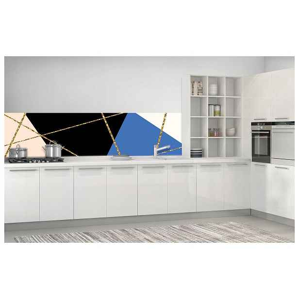 Fototapeta Geometrické zlaté linie abstrakce na zeď 250x60 lepidlo