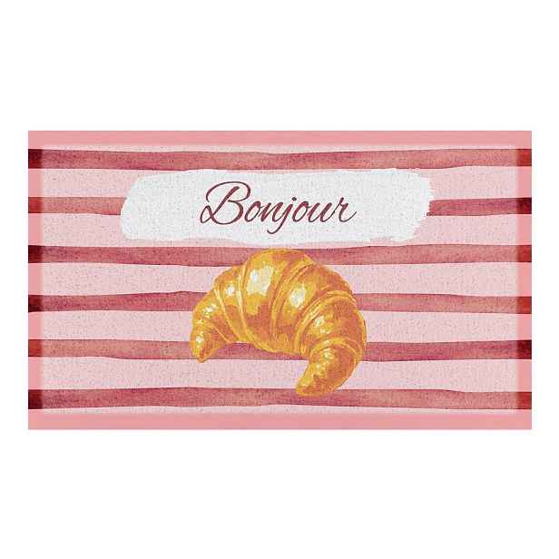 Rohožka z PVC 40x70 cm  Croissant Bonjour – Artsy Doormats