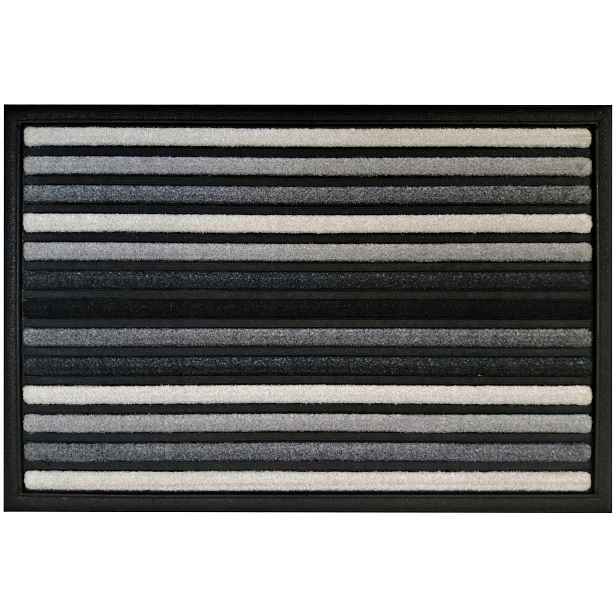 Stěrač Pod Dveře Podložka Na Boty Vnější Gumová Šedá Silná 40x60