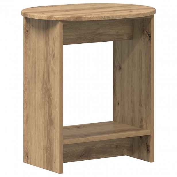 vidaXL Boční stůl Dub artisan 50 x 39,5 x 55 cm Kompozitní dřevo