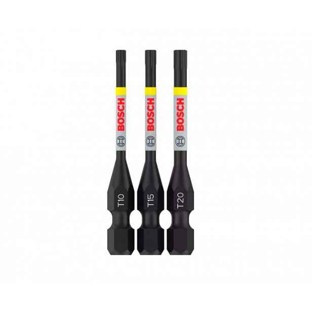 Bosch - 3dílná sada prodloužených bitů T, délka 55 mm 2608521U54