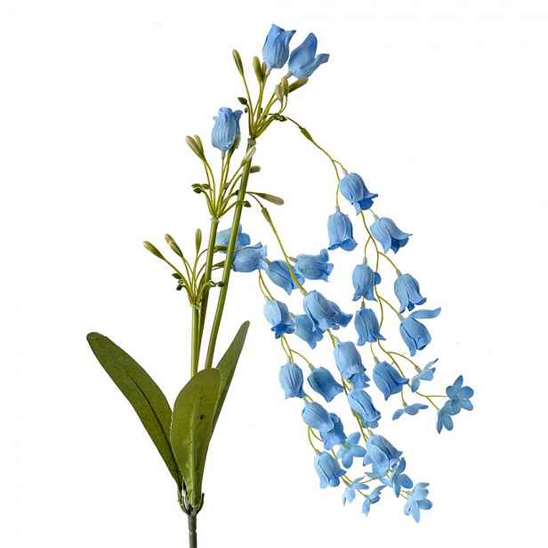 Dekorace modrá umělá květina zvonek Bells Bouquet - 15*6*80 cm Clayre & Eef