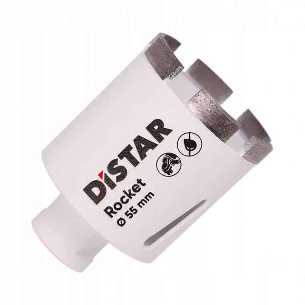 Distar Vrták Diamantový Korunkový 55x45 mm M14 Rocket Do Granitu Slinuté Dlažby