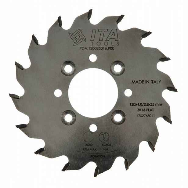 Ita Tools řezací drážkovací míč 120x35x16Z Felder Biesse