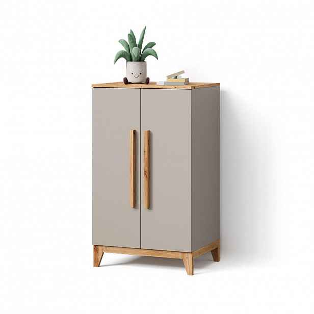 Livinity® DĚTSKÁ ŠATNÍ SKŘÍŇ Mailo Kašmír/Řemeselné 70 x 120 cm