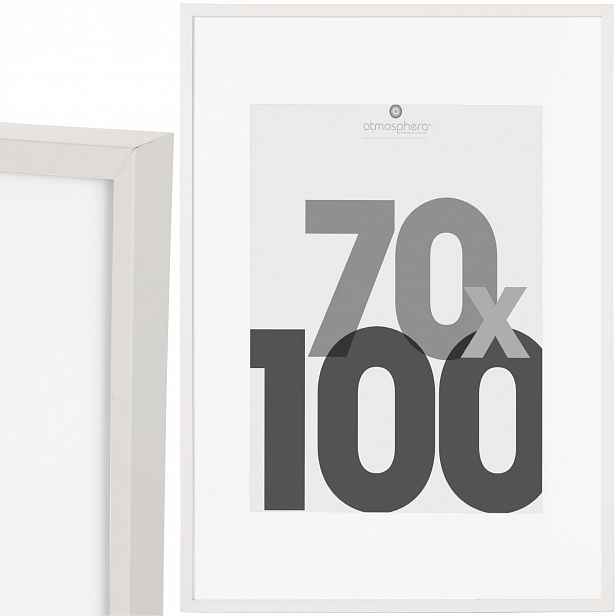 Rámeček Na Fotografie 70x100 cm velký Antirám Na plakát grafiky fotografie Bílá