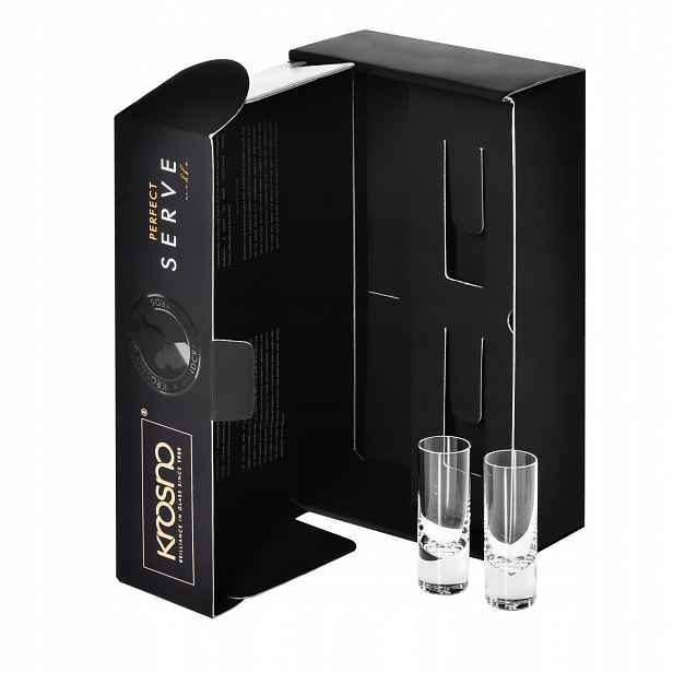 Sada Perfect Serve Krosno jako dárek, 2 x sklenice na vodku 60 Ml
