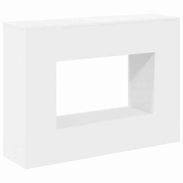 vidaXL Console Table Bílá 101 x 29 x 74 cm Kompozitní dřevo