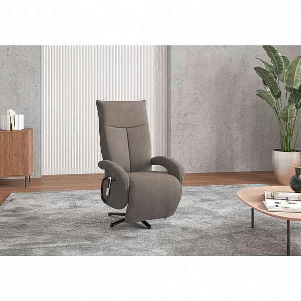 Sit & More KŘESLO, textil, jílová barva
