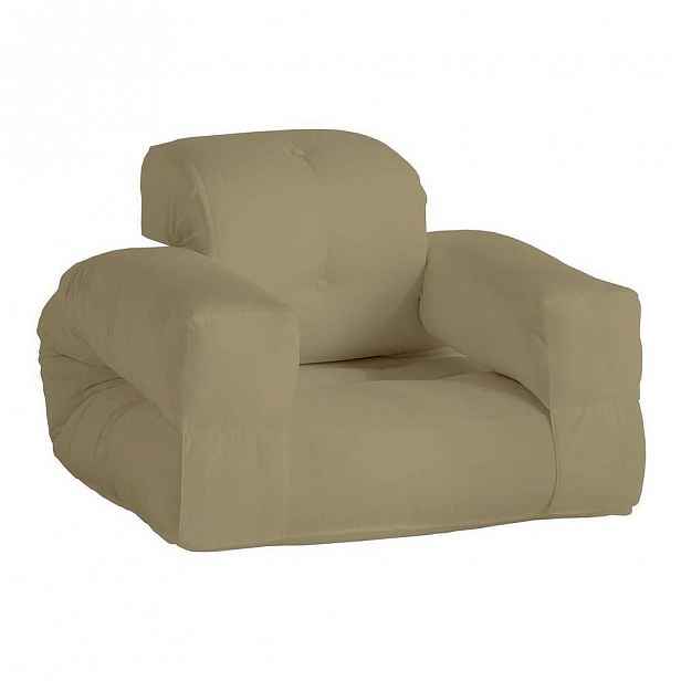 Béžové rozkládací křesílko vhodné do exteriéru Karup Design Design OUT™ Hippo Beige
