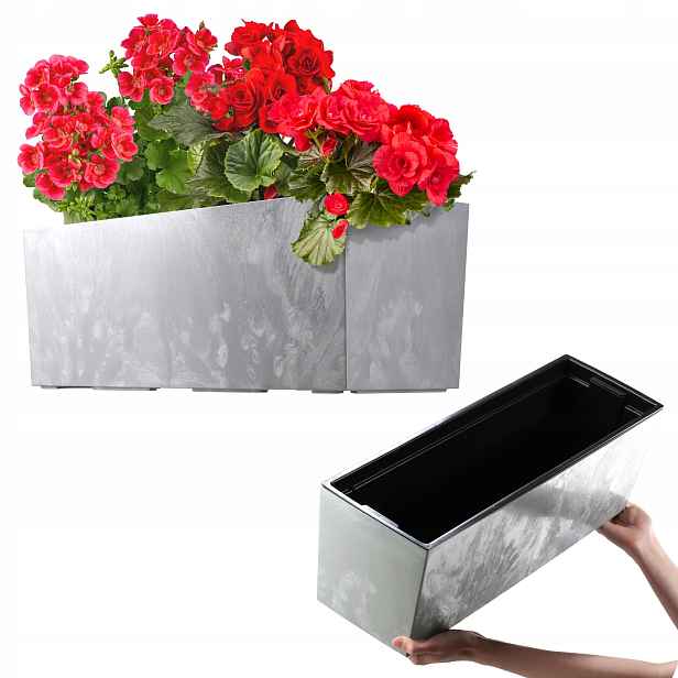Květináč Květináč 56cm Obal S Vkladem Balkonový Truhlík