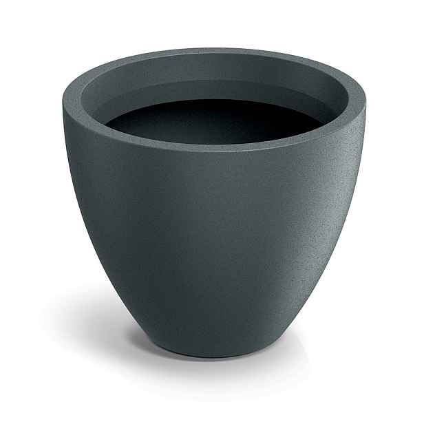 Prosperplast Plastový květináč MOLIOS ROUNDAS grafitový, varianta 80 cm