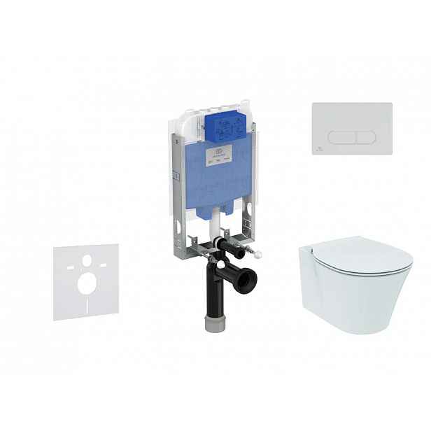 Ideal Standard ProSys - Set předstěnové instalace, klozetu a sedátka  Connect Air, tlačítka Oleas M1, Aquablade, SoftClose, bílá ProSys80M SP94