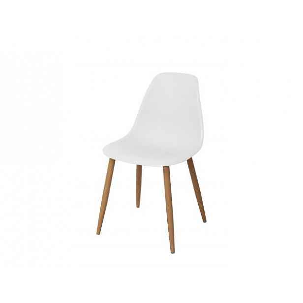 Jídelní židle MILANO, bílá - Výška: 82,5 cm