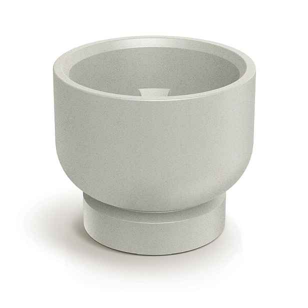 Prosperplast Plastový květináč MOLTAS BASE ROUND 40 cm pískový