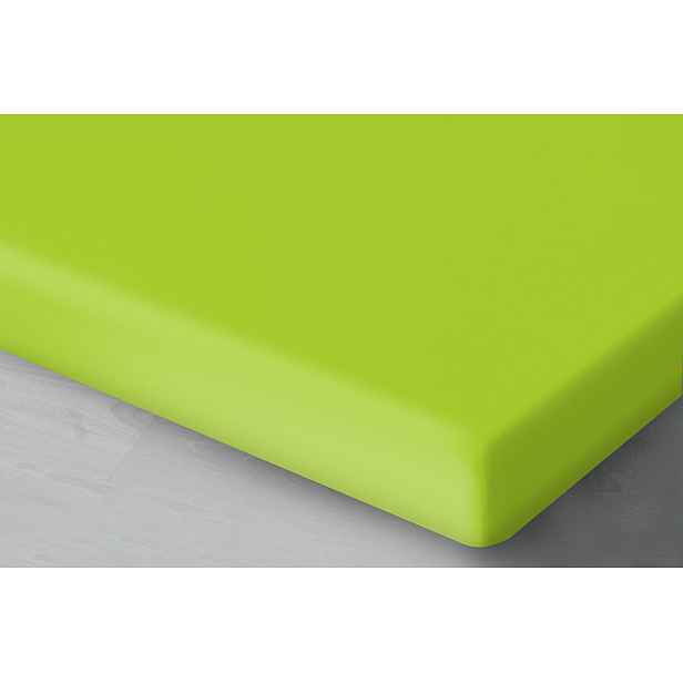 Prostěradlo s gumou 140x200 limetka 73