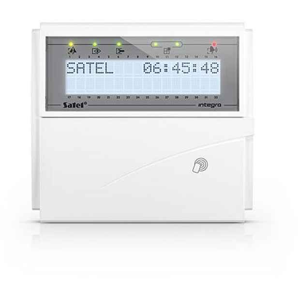 Satel Manipulátor LCD (bílé podsvícení, čtečka bezkontaktních karet 125)