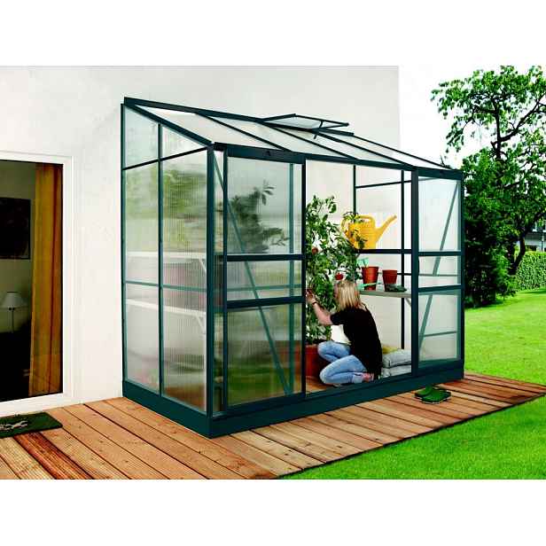 Skleník VITAVIA IDA 3300 polykarbonát zelený Dekorhome