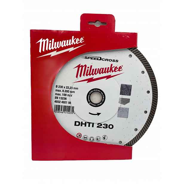 Diamantový kotouč na dlažbu Dhti 230 x 22,23 mm Milwaukee 4932492156