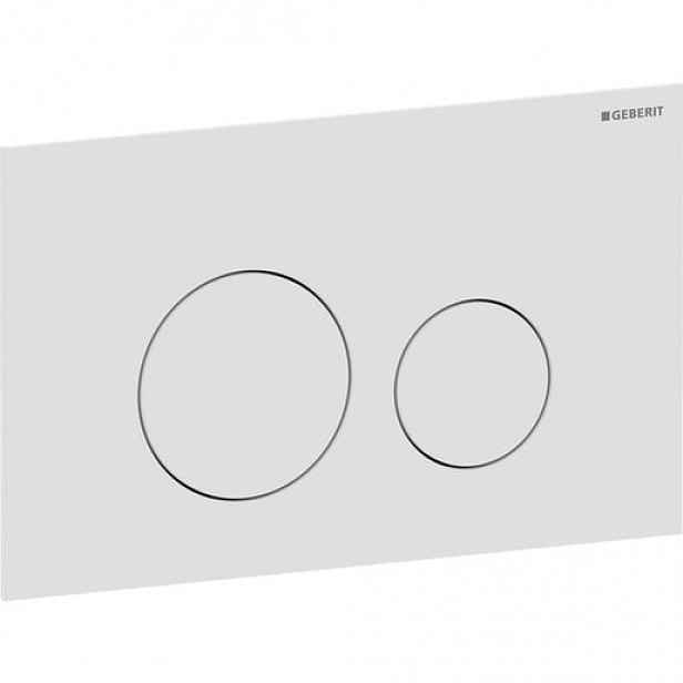 Geberit Sigma40 ovládací tlačítko ocel bílá mat 115.628.JT.1